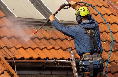 Démoussage et hydrofuge de toiture à Laye